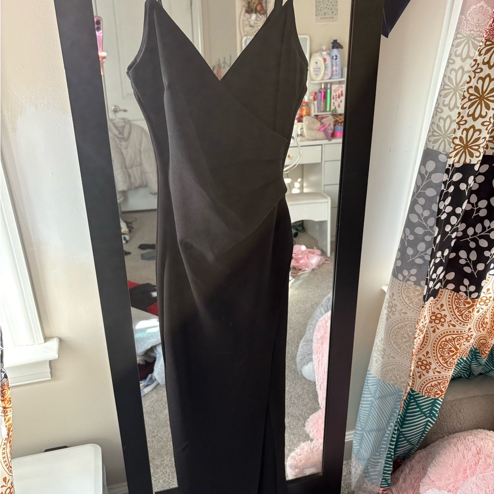 Emerald Sundae Black Maxi Dress